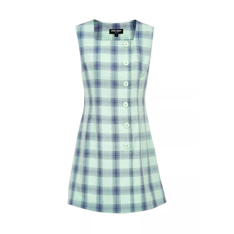 Váy Veromoda hoạ tiết caro trẻ trung