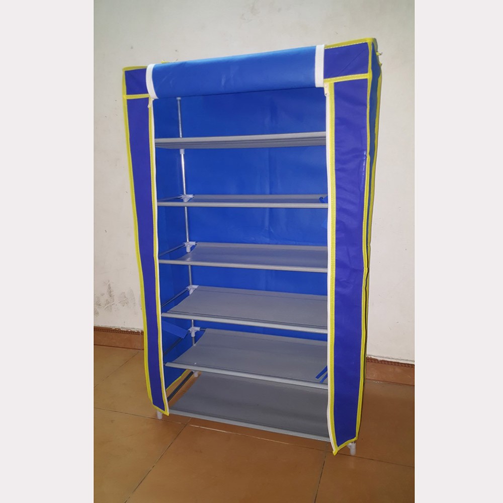 Tủ giày khung sắt sơn tĩnh điện 6 tầng AVC hàng Việt Nam sản xuất
