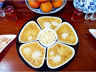 KHAY LẨU KEM - GỐM SỨ BÁT TRÀNG
