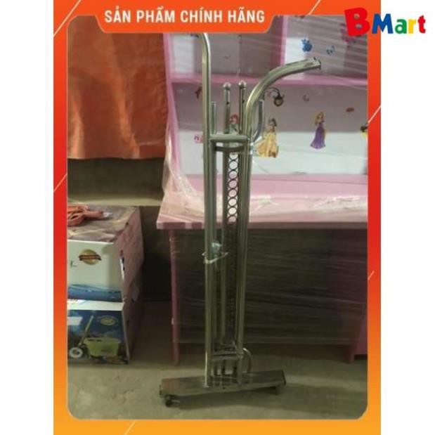 [Hỏa tốc 1H] Giàn phơi quần áo kép inox, giá phơi quần áo ĐƠN - KÉP inox 201 (có khuyên)  - BM