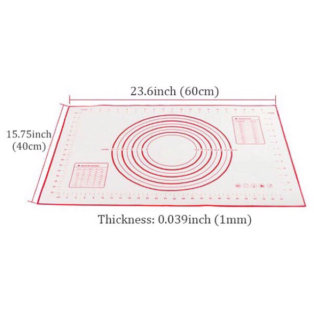 Tấm nhào bột sợi thủy tinh 60x40cm 40x30cm