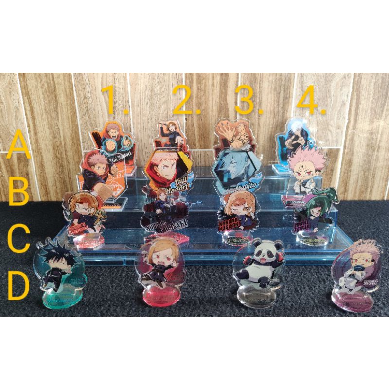 Mô hình nhựa đứng, tượng mica anime / manga, standee Jujutsu Kaisen, JJK số 04, chính hãng Bandai