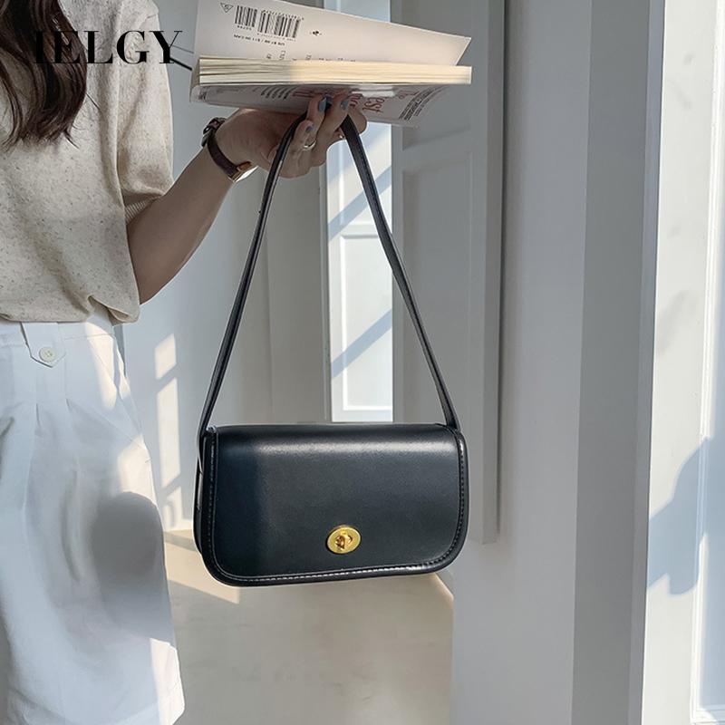 Túi Xách Đeo Vai Màu Sắc Đơn Giản Phong Cách retro Dành Cho Nữ