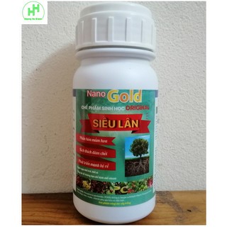 Chế Phẩm Sinh Học ORIGINAl Nano Gold Siêu Lân,Phân Hóa Mầm Hoa, Kích Thích Đâm Chồi,Phát Triển Rễ Mạnh 250Ml