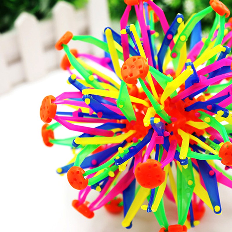 Quả bóng màu thần kì có thể xếp lại