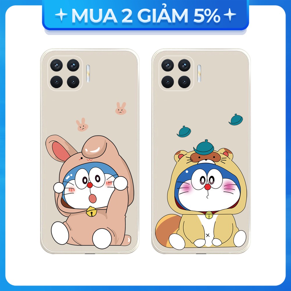 Ốp lưng cạnh vuông OPPO A1K/A5S/A74/A54/....viền bảo vệ camera hình Mèo máy áo len