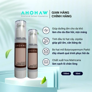 Kem Massage Body Ahohwa Premium Therapy Massage Cream Chiết - Dưỡng Ẩm, Phục Hồi Da, Làm Sạch Lỗ Chân Lông, Nâng Cơ