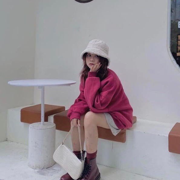 Áo Sweater CLASSIC SPORT Áo Sweater Nỉ Form Rộng Tay Bồng Unisex Nam Nữ | BigBuy360 - bigbuy360.vn