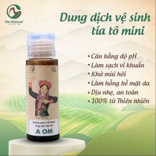  Dung Dịch Vệ Sinh Phụ Nữ Tía Tô A Om Natural Làm Sạch, Khử Mùi 30ml