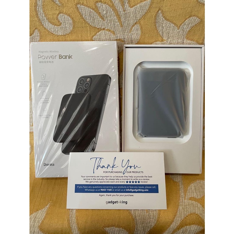 Pin Sạc Dự Phòng Không Dây Benks 5000mah Cho 12 13 14 Pr.max chính hãng