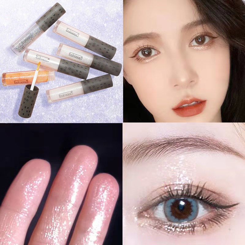 Bảng Phấn Mắt Bóng Lưu vực A drop of tear liquid eye shadow glitter pearly polarized super flash waterproof horizontal silkworm pen Brightening high gloss