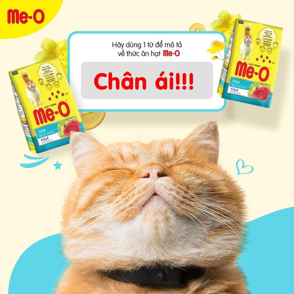 [Mã 159FMCGSALE giảm 8% đơn 500K] Thức ăn cho mèo lớn me-o cá ngừ 350g - hạt cho mèo