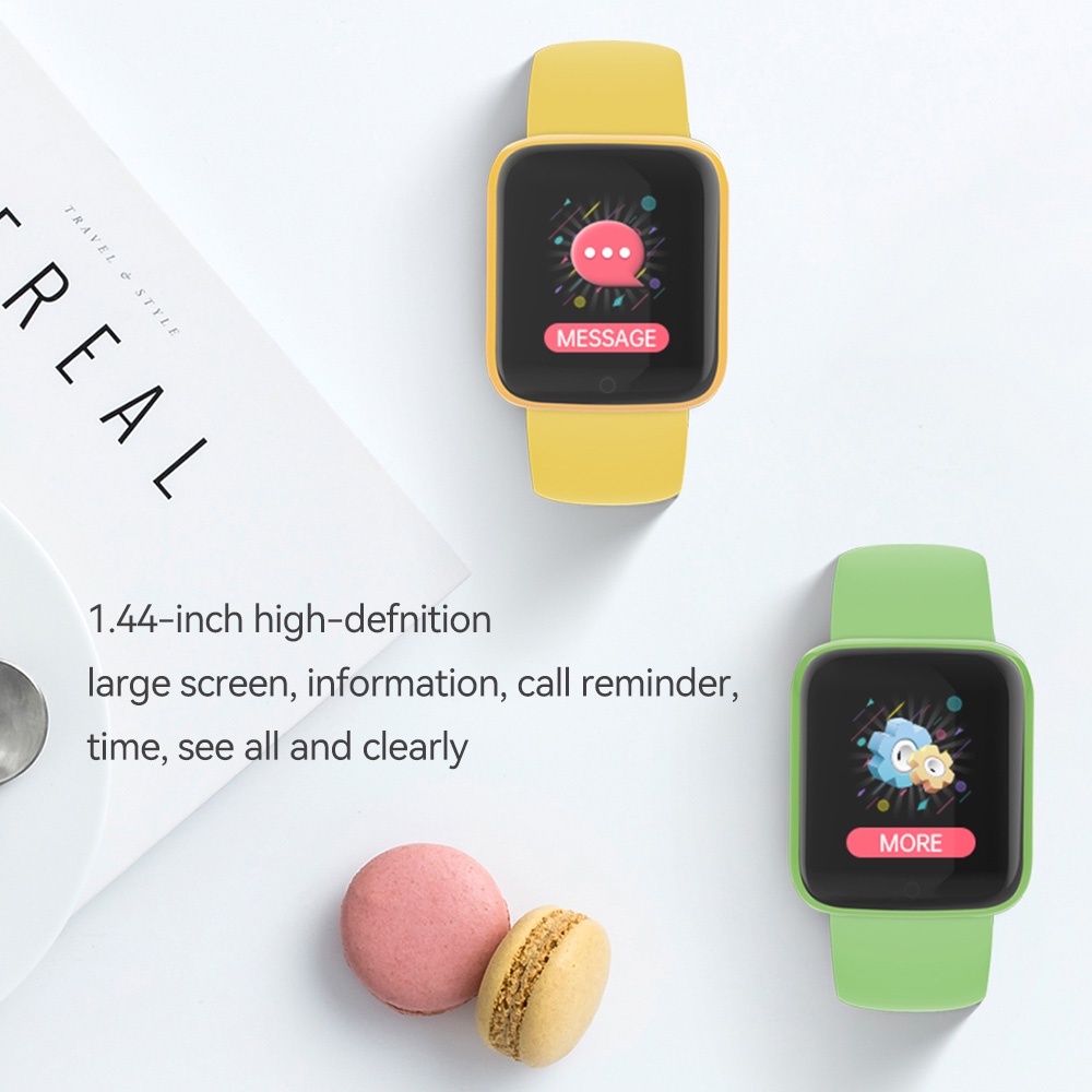 Đồng Hồ Thông Minh 2021 y68 d20 Màn Hình 1.44 inch ip67 Chống Thấm Nước Chuyên Dụng