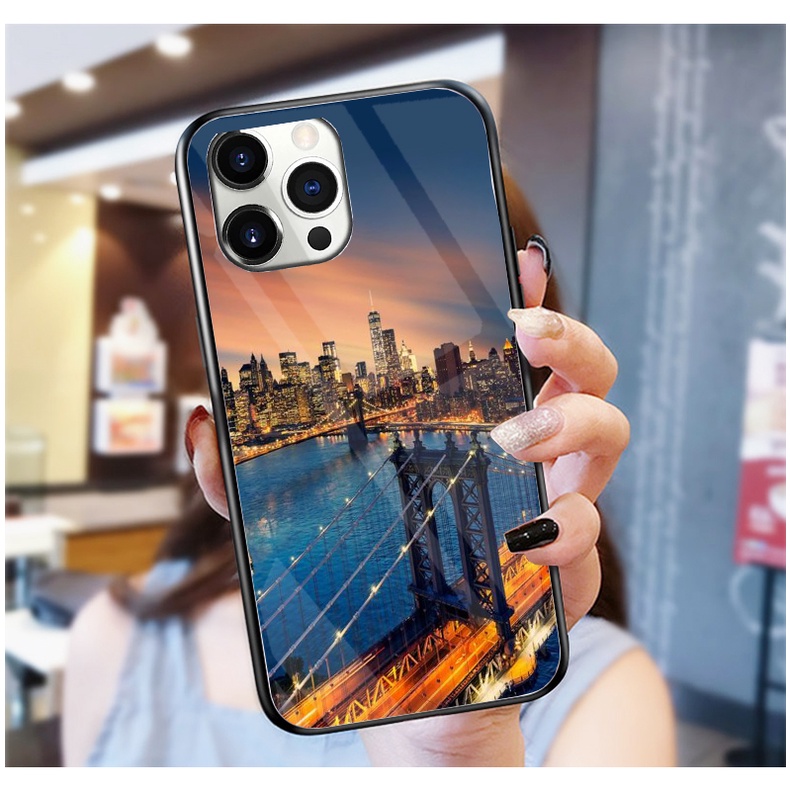 Ốp Lưng IPHONE 13, 13 PRO, 13 PRO MAX , IPHONE 13 MINI Ốp kính bóng cao cấp mới nhất