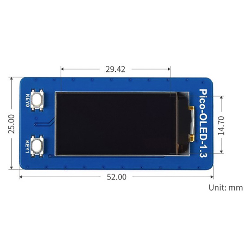 Waveshare Display ule for Raspberry Pico 1.3-Inch OLED Display ule SH1107 I2C/SPI Communication Expansion Board | BigBuy360 - bigbuy360.vn