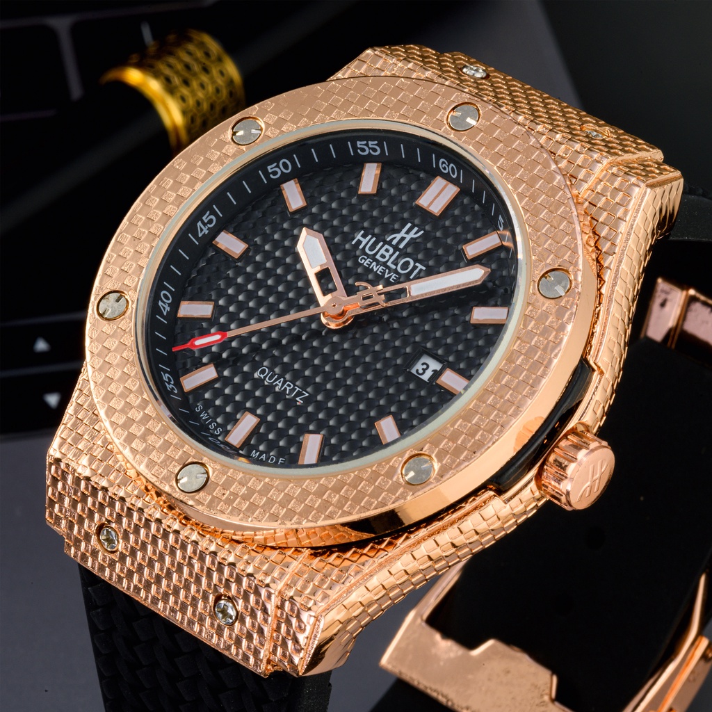 Đồng hồ nam Hublot cao cấp máy pin kèm hộp hãng bảo hành 12 tháng DH203