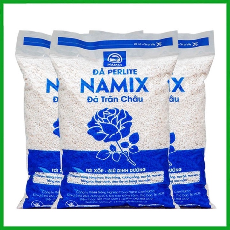 ĐÁ TRÂN CHÂU - ĐÁ PERLITE NAMIX - 5dm3 - 500gram