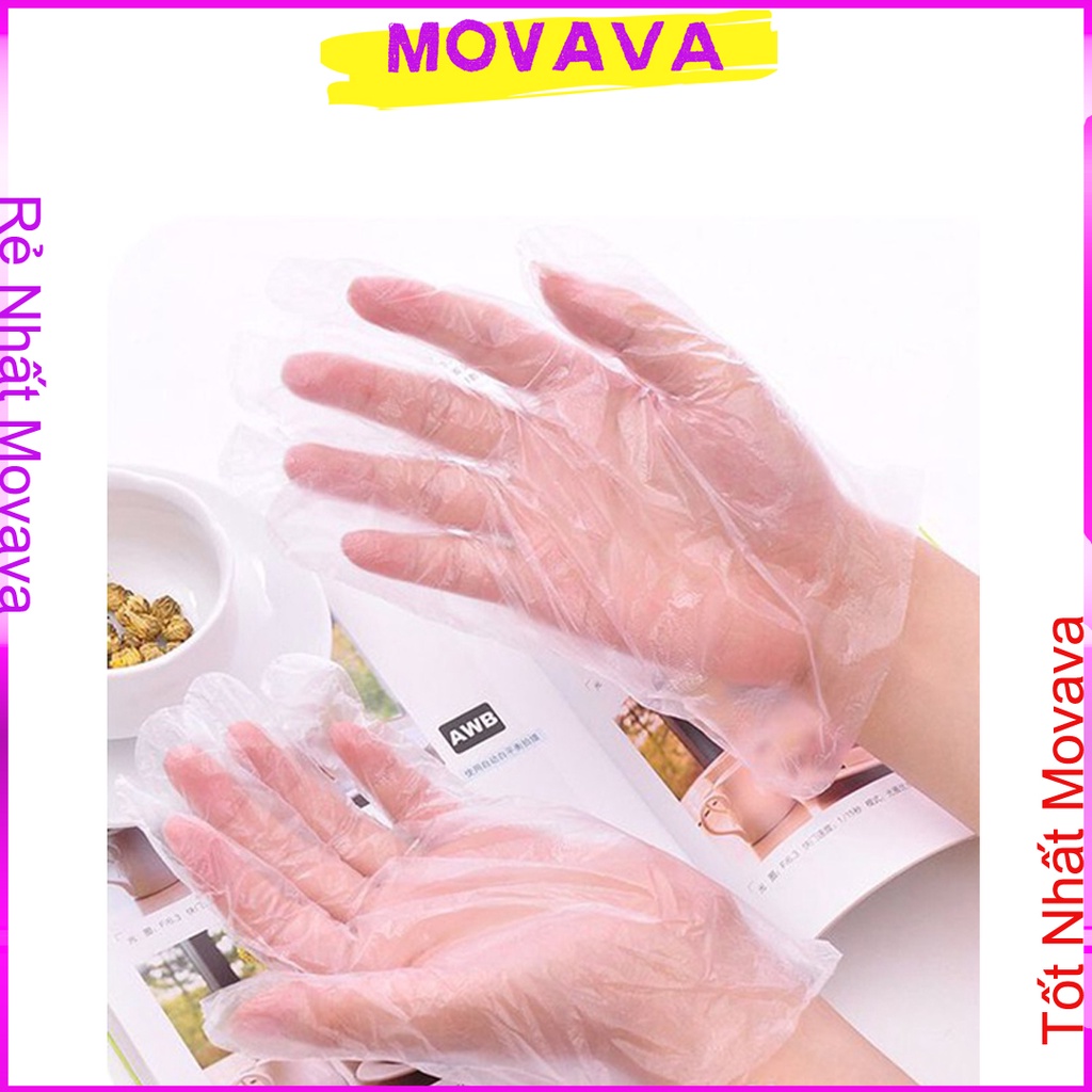 găng tay nilong siêu dai tự hủy sinh hoc an toàn thực phẩm Shop Movava - GTNL1