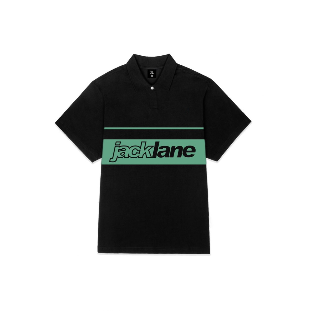 Áo Polo Oversize POOF, JACKLANE, Áo polo cộc tay Unisex Jack Lane