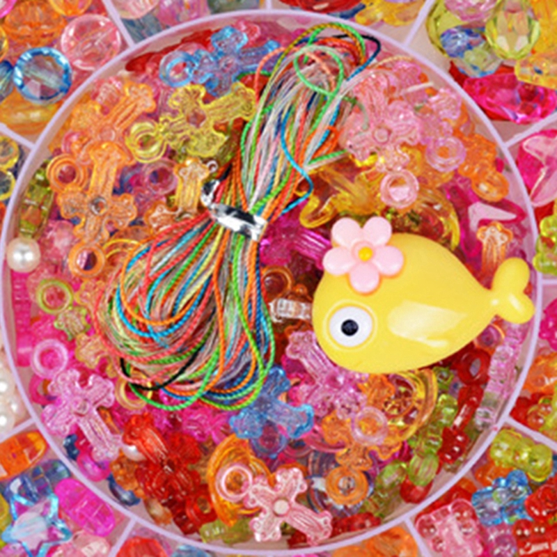 Bộ Hạt Xâu Chuỗi Xinh Xắn Cho Bé Gái