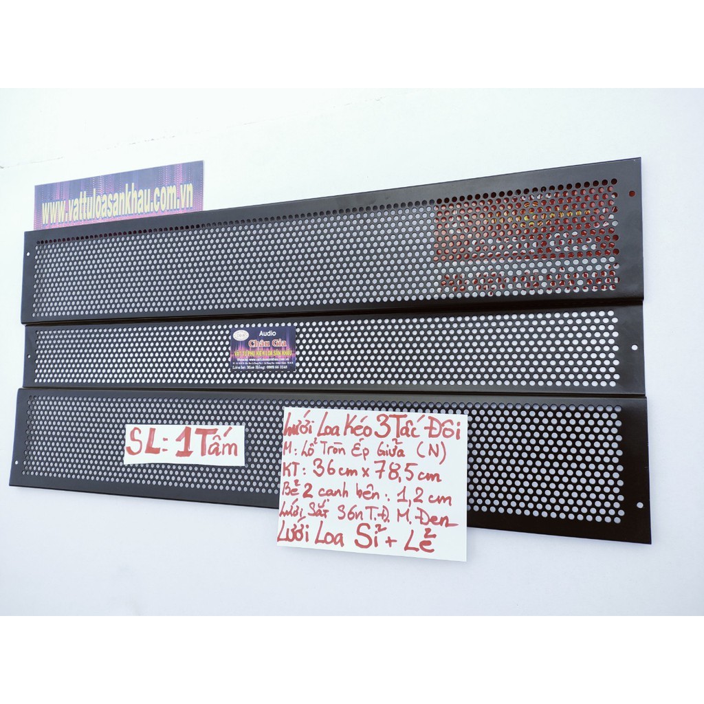 Lưới loa kéo 3 tấc 36cm 78.5cm -Ni 1 tấm Audio Châu Gia