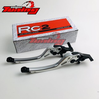 Tay thắng sh 6 số rc2 - màu bạc silver