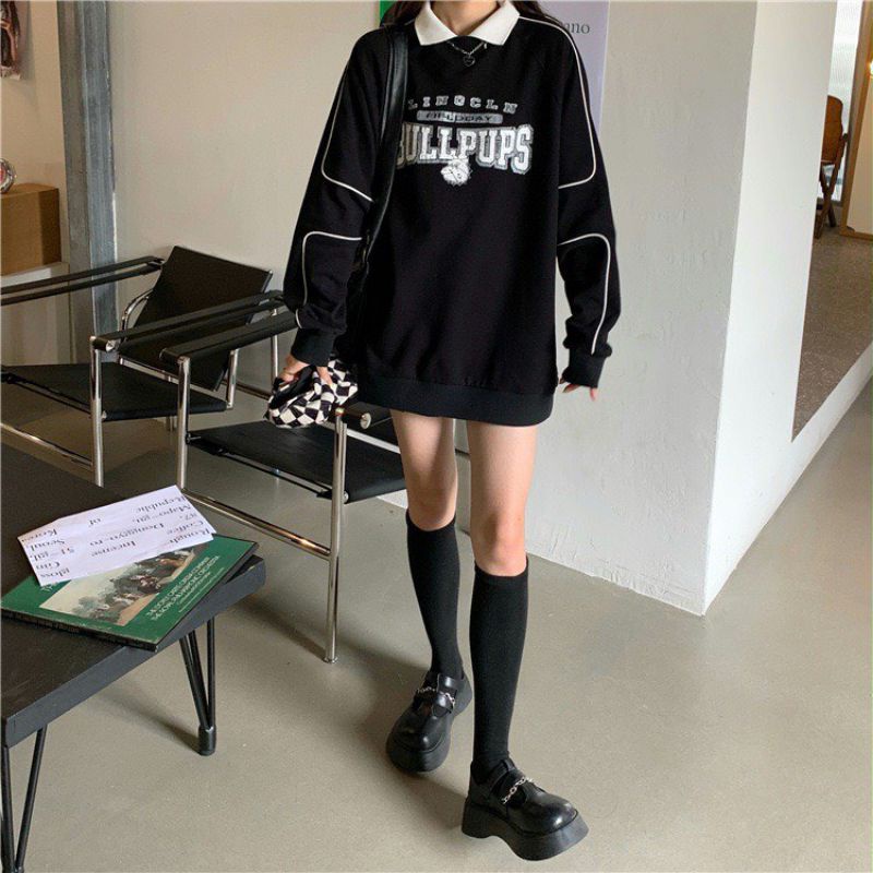 Áo Sweater Pullpups AN MINH chất nỉ ngoại mềm mịn siêu đẹp, polo cổ bo dệt, đường mí nổi, from to unisex 70kg