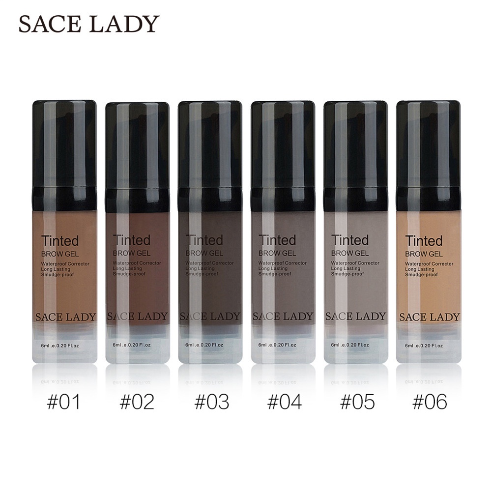 SACE LADY Kem kẻ mày không thấm nước Bộ trang điểm dài không phai, lông mày Bionic tự nhiên