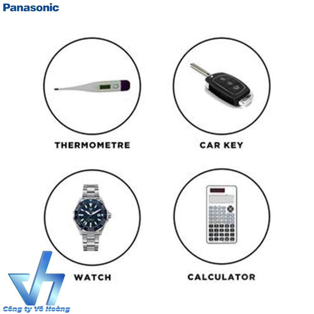 Pin Panasonic CR1220 dùng cho máy tính bỏ túi, remote, đồng hồ, nhiệt kế, v.v…