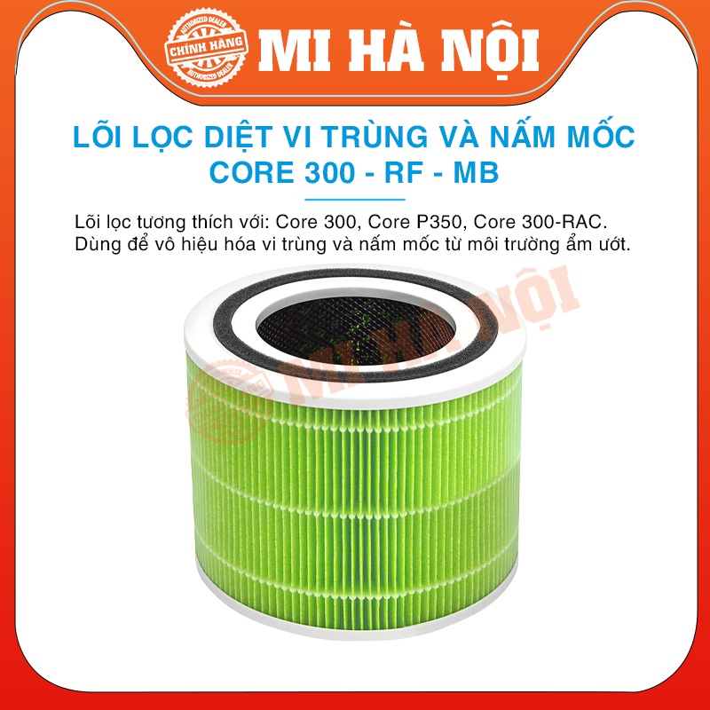 Lõi lọc cho máy lọc không khí Levoit Core 300 / 300S / Mini - Chính hãng - Diệt khuẩn - Khử mùi - Chống dị ứng