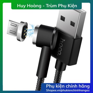 Dây Cáp Sạc Nam Châm Đầu Lightning / Micro USB Hoco U20 Dài 1M Siêu Bền - Dành Cho Điện Thoại Androi, Iphone