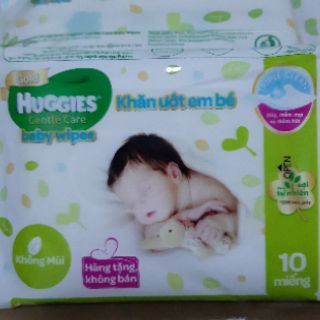 Khăn ướt Huggies 50 gói ( mỗi gói 10 tờ)