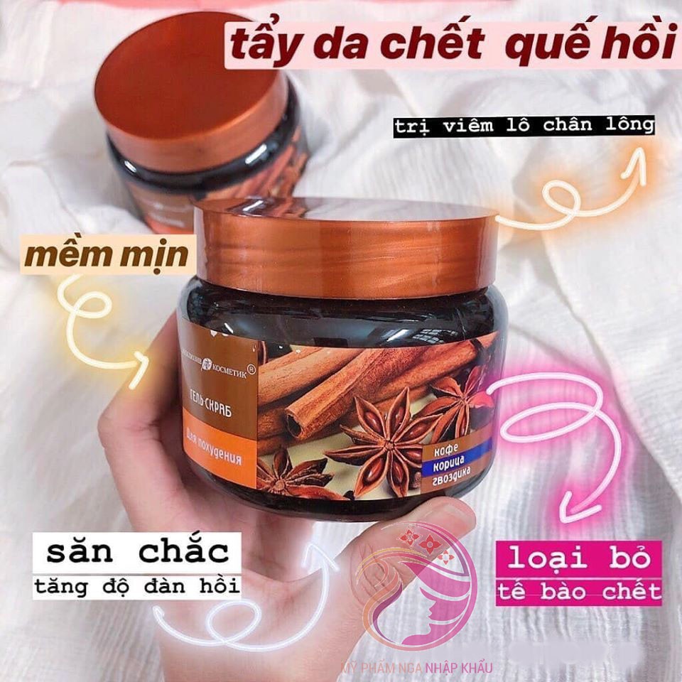 Gel quế hồi tẩy tế bào chết cơ thể Eksklyuziv Kosmetik gel scrub coffee cinanmon cloves 380 gr | BigBuy360 - bigbuy360.vn