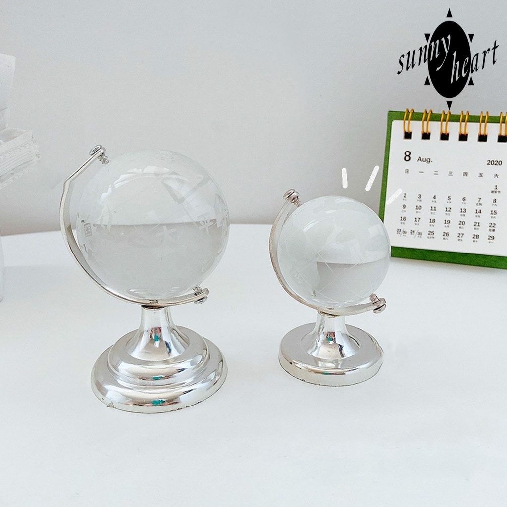 Quả Cầu Pha Lê Nhân Tạo Mini Hình Cầu Dành Cho Trang Trí Văn Phòng