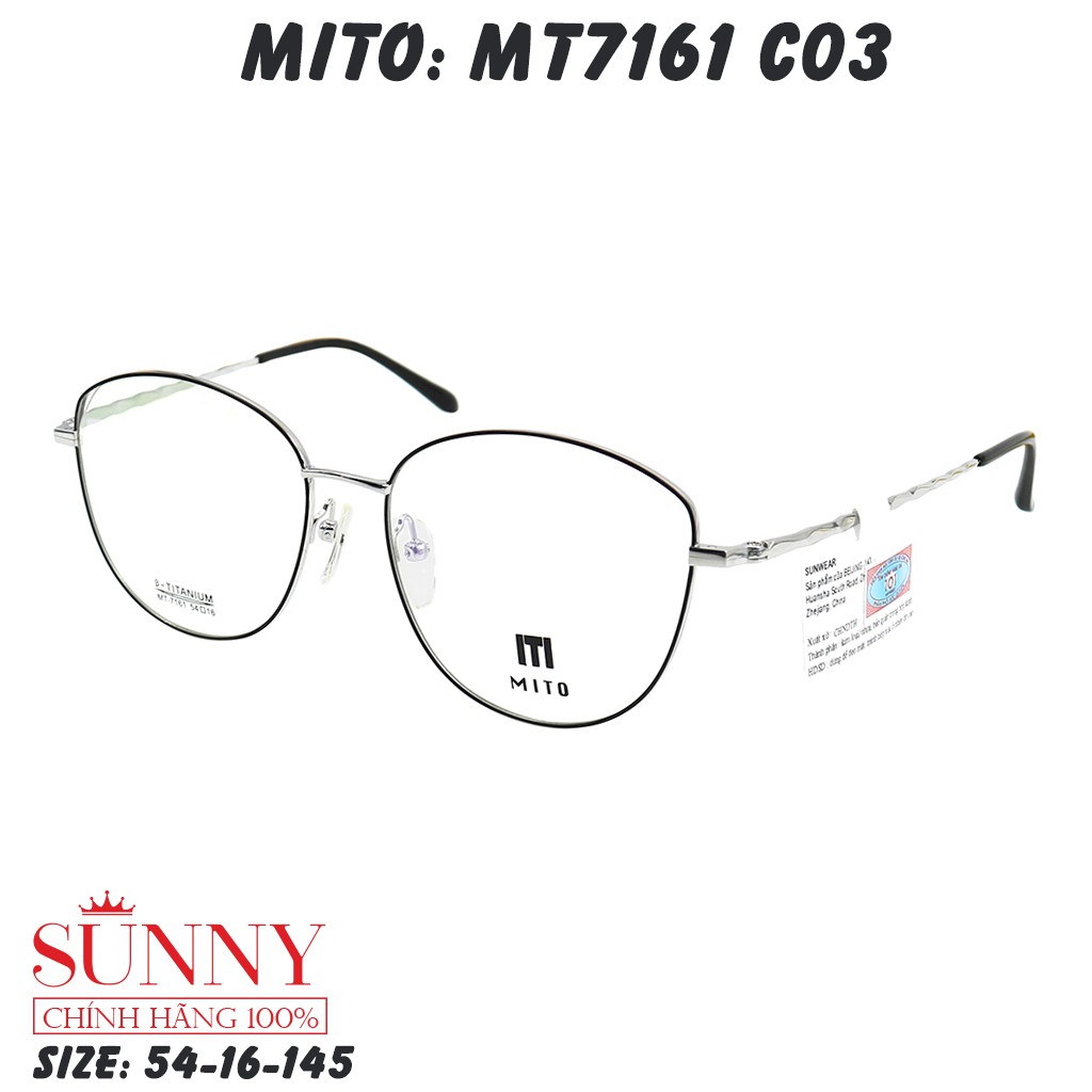 Gọng Kính Unisex Mito MT7161