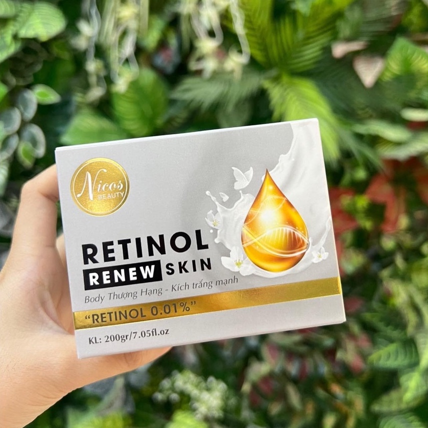 Kem Body Retinol Nicos Thanh Nhi, Dưỡng Trắng Da Toàn Thân