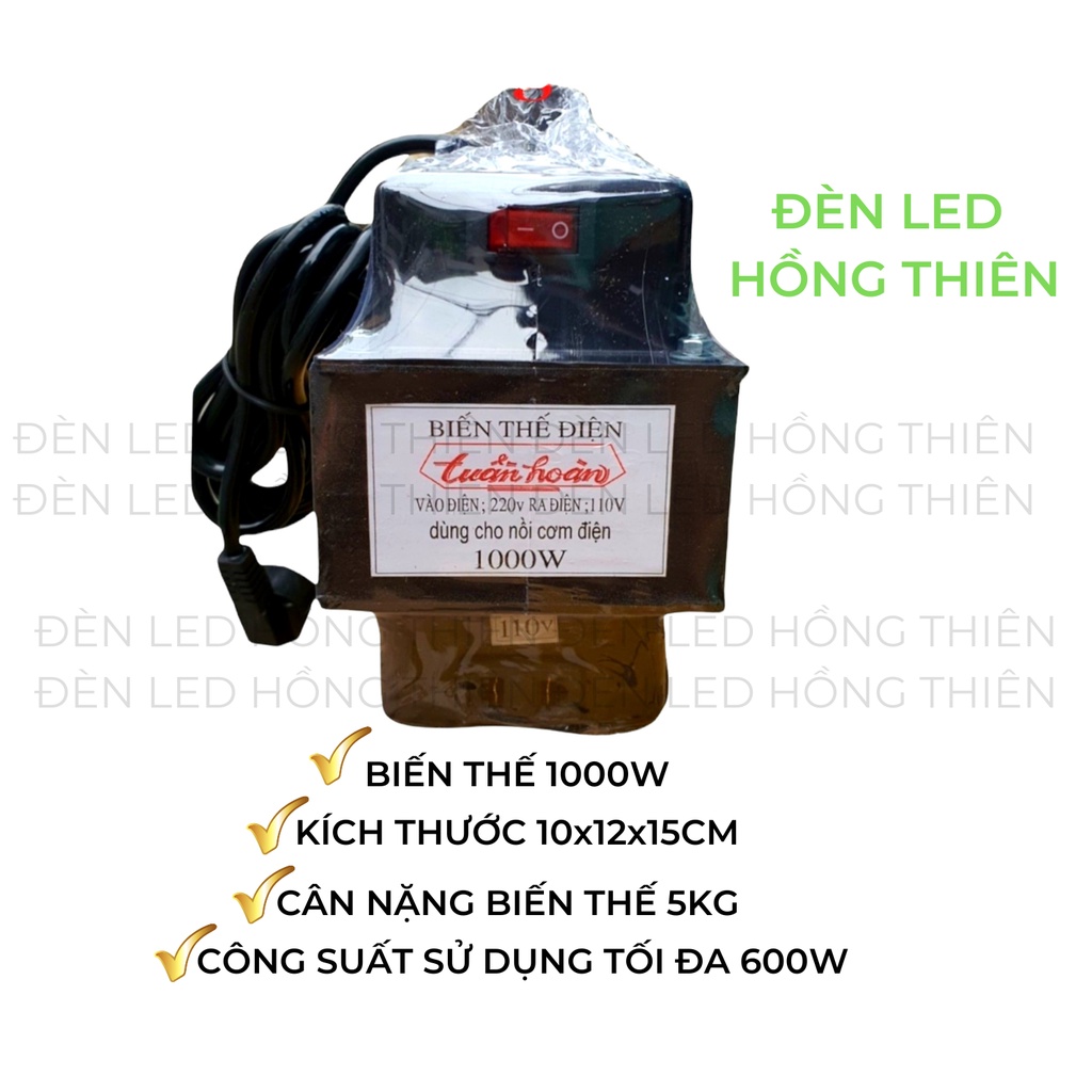 BIẾN THẾ ĐỔI ĐIỆN 220V RA 110V -1000W-1500W-2000W