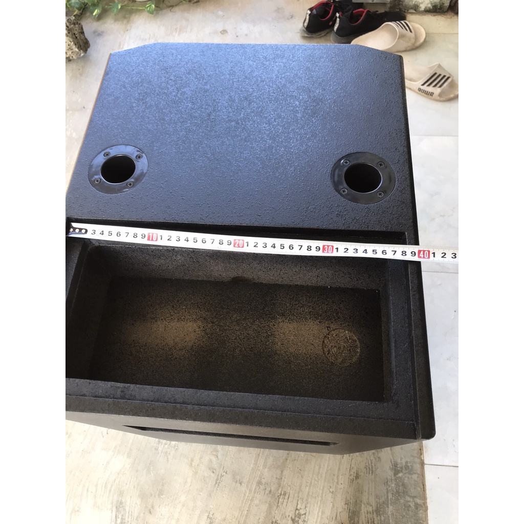 Vỏ thùng loa kéo 40cm.3way.lỗ mạch 19 x 38cm