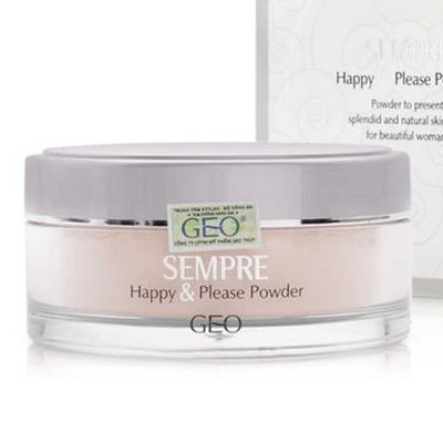 PHẤN PHỦ BỘT GEO SEMPRE HAPPY & PLEASE POWDER 25g - siêu mịn, kiềm dầu