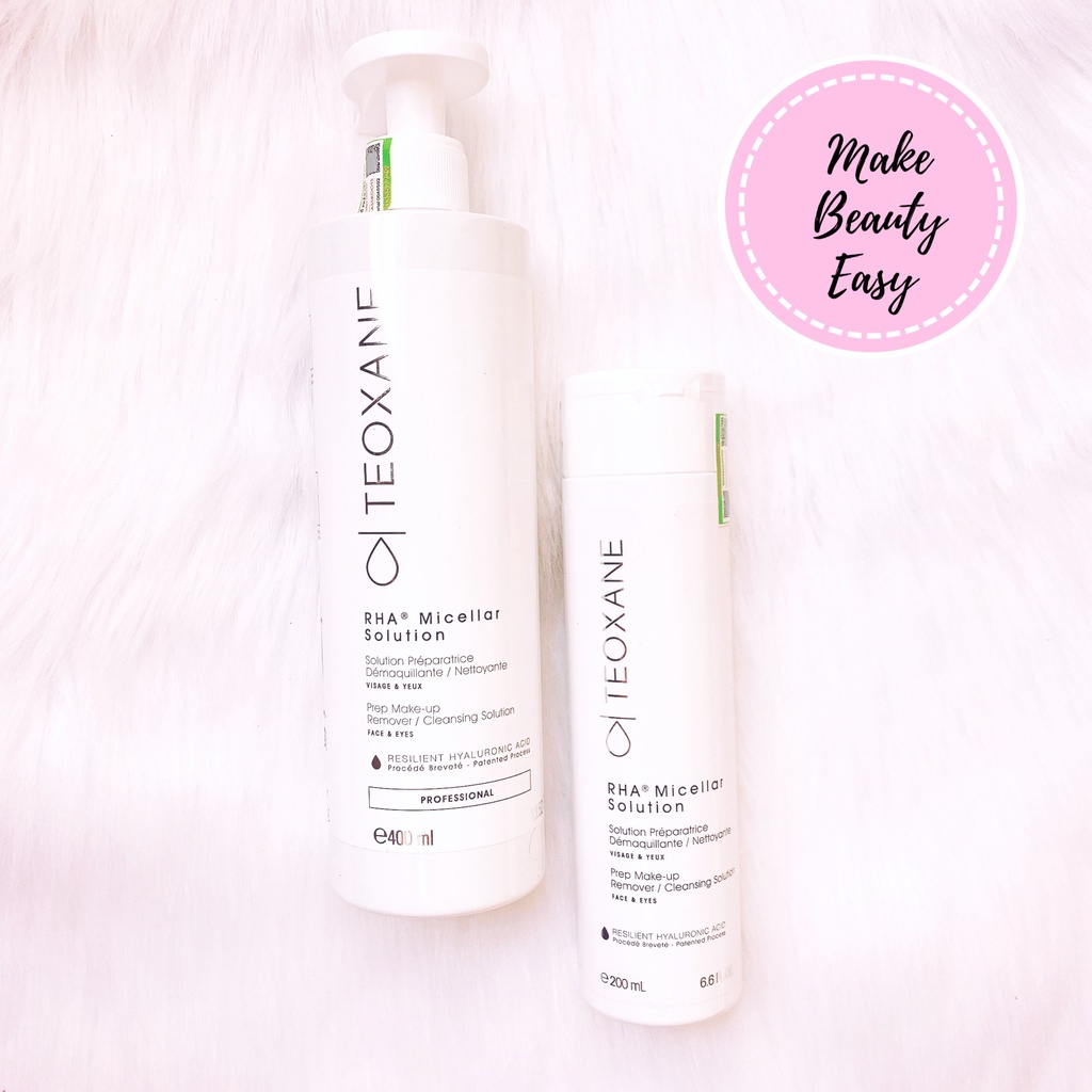Sữa rửa mặt chuyên biệt 3 trong 1 Teoxane RHA Micellar Solution 200ML, 400ML