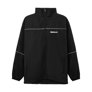 Áo windbreaker jacket zip dark line