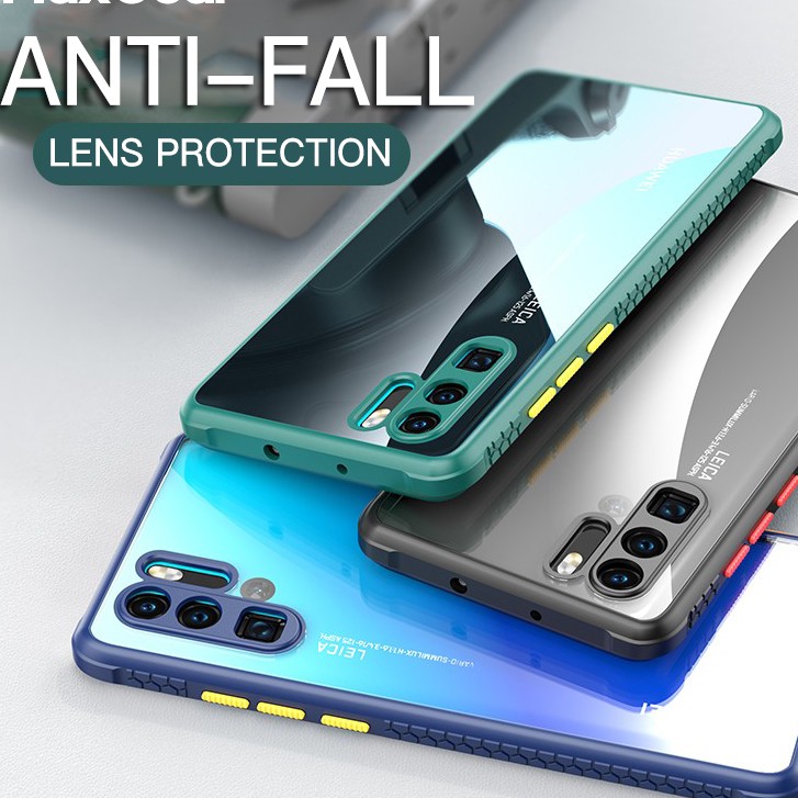 Ốp điện thoại trong suốt chống sốc bảo vệ cho Huawei P30 Pro P 40 Pro + Plus