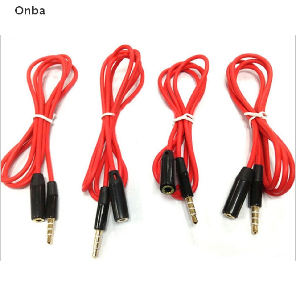 Dây cáp nối dài chuyển đổi âm thanh tai nghe 4 cực 3.5mm