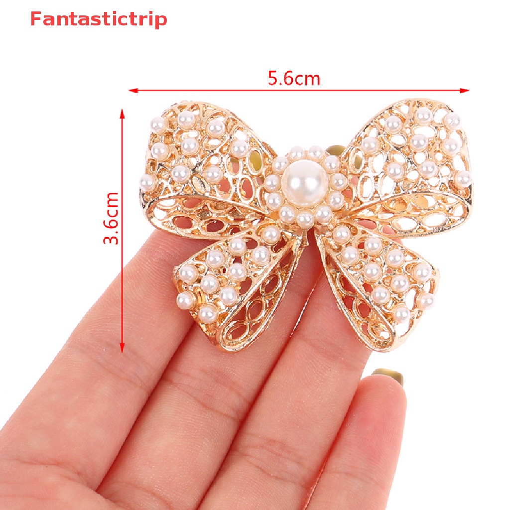 [Fantastictrip] Phụ Kiện Trang Trí Giày / Giày / Kẹp Nơ DIY Mới Dành Cho Bạn Nữ