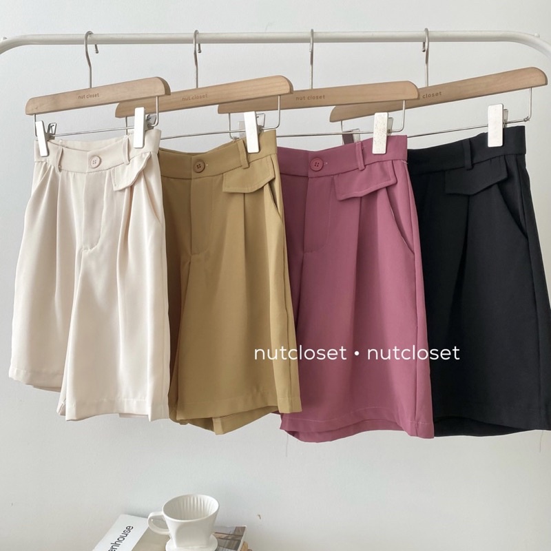 Quần short vải cạp cúc_Q0194