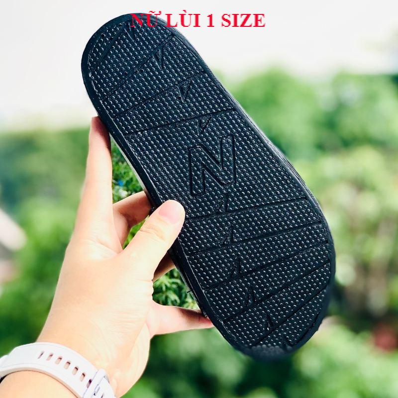 Dép unisex 𝐍𝐄𝐖 𝐁𝐀𝐋𝐄𝐍𝐂𝐄 ❤️FREESHIP + Hộp❤️dép NB newbalence quai ngang thể thao nam nữ thêu nỗi new balence,đen