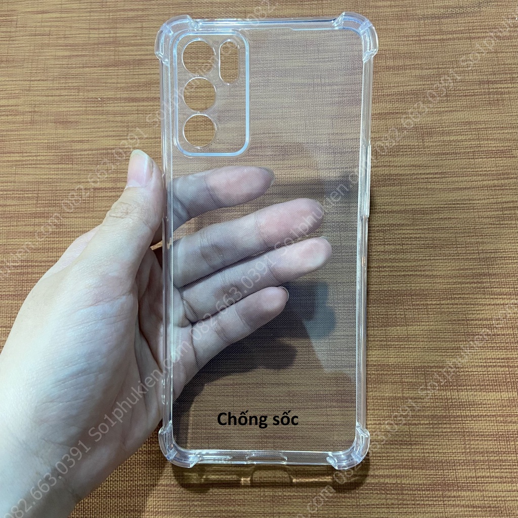 Ốp lưng Oppo Reno 6 5G / Reno 6z dẻo trong suốt cao cấp, có bảo vệ cam, chống sốc