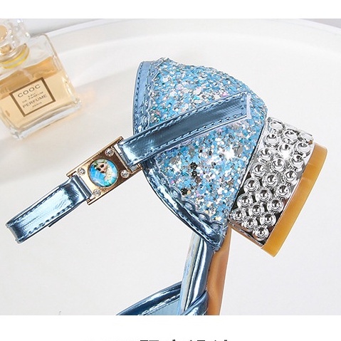 Giày công chúa Elsa cho bé gái 3-8 tuổi họa tiết hình Elsa xinh xắn