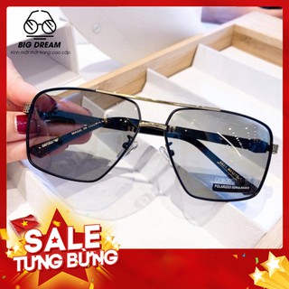 -Hàng nhập khẩu Kính mát nam đổi màu ngày và đêm theo nhiệt độ dáng vuông cao cấp- Mắt kính chống tia UV ARM8526 Liên hệ