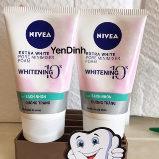 Sữa rửa mặt Nivea bùn khoáng giảm mụn, da nhờn, trắng da  100g